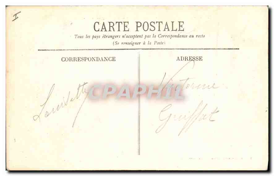 Boulogne-sur-Mer — Une Vague de fond — E. S. Stévenard, éditeur — Rückseite