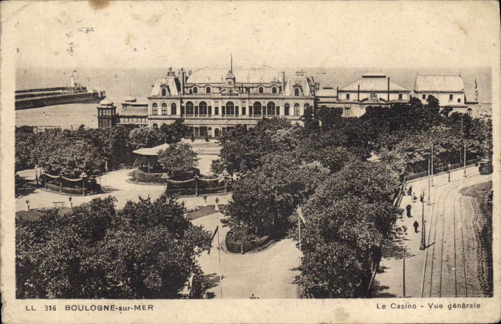 Boulogne-sur-Mer — Le Casino — Vue générale — LL 316