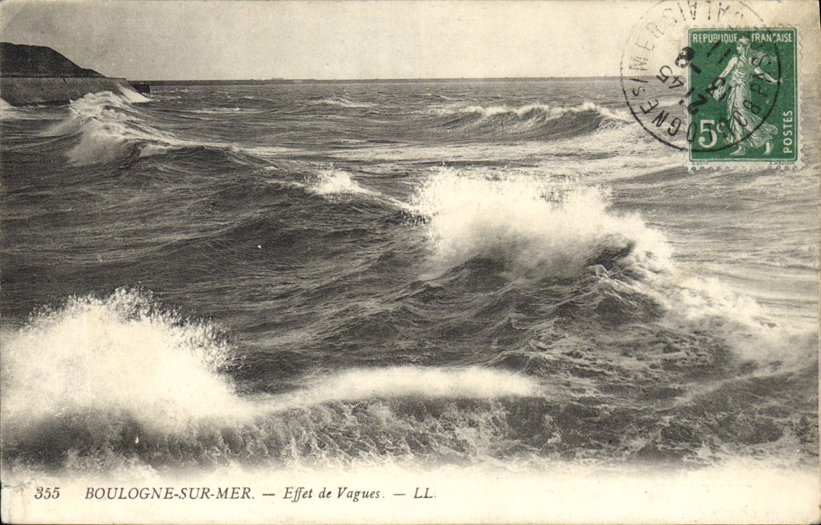 Boulogne-sur-Mer — Effet de Vagues — LL. n°355