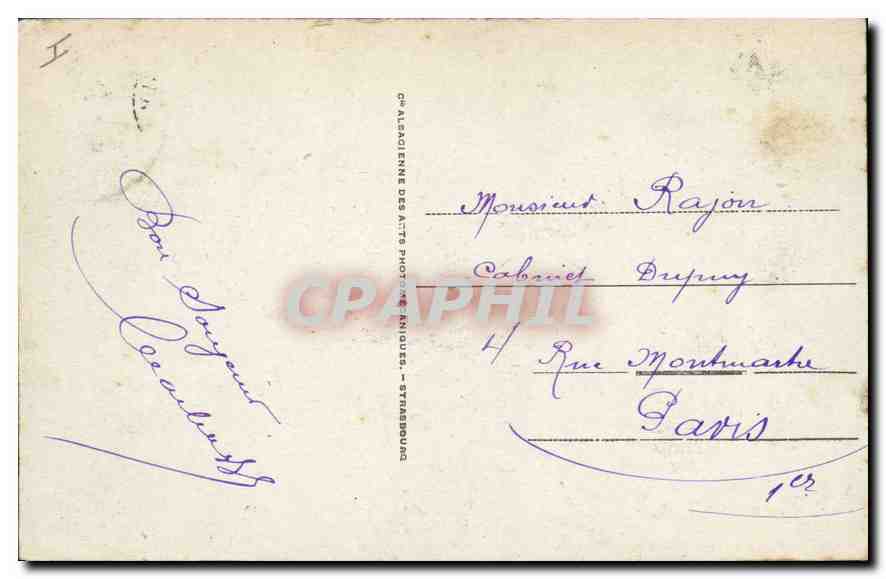 Boulogne-sur-Mer — Route de Wimereux — NG — Verso