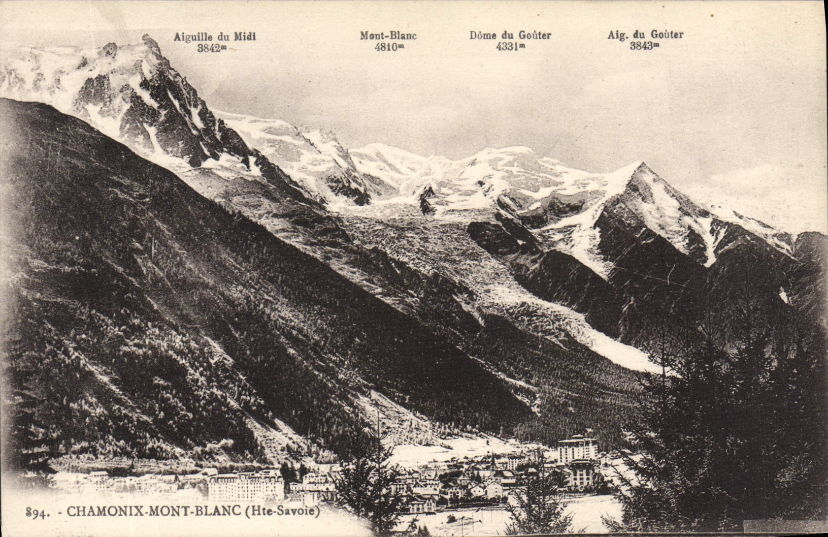 CPA Chamonix Mont Blanc 