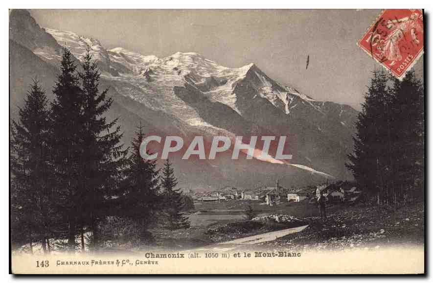 CPA Chamonix et le Mont Blanc 