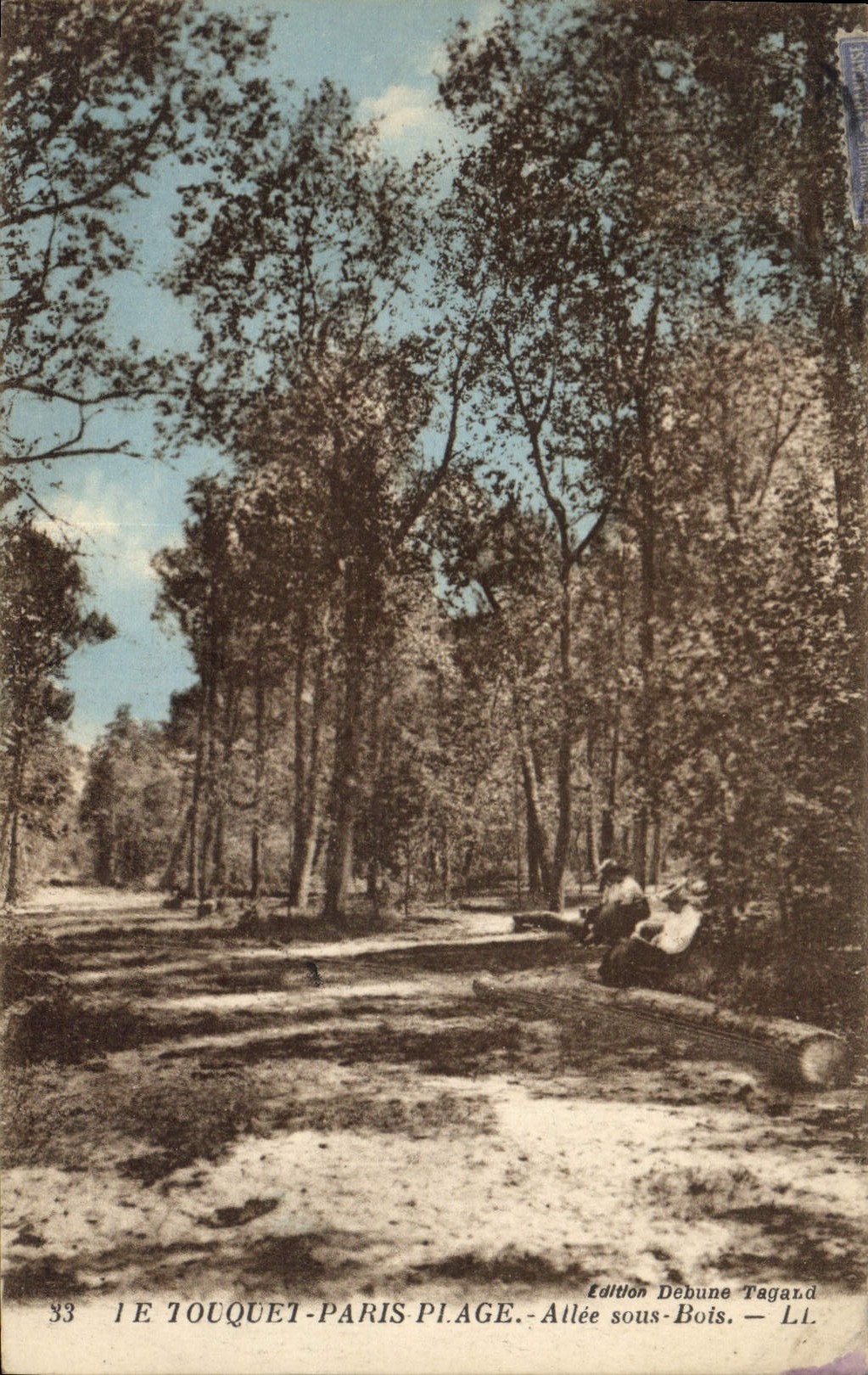 CPA Le Torquet Paris Plage Allee sous Bois 