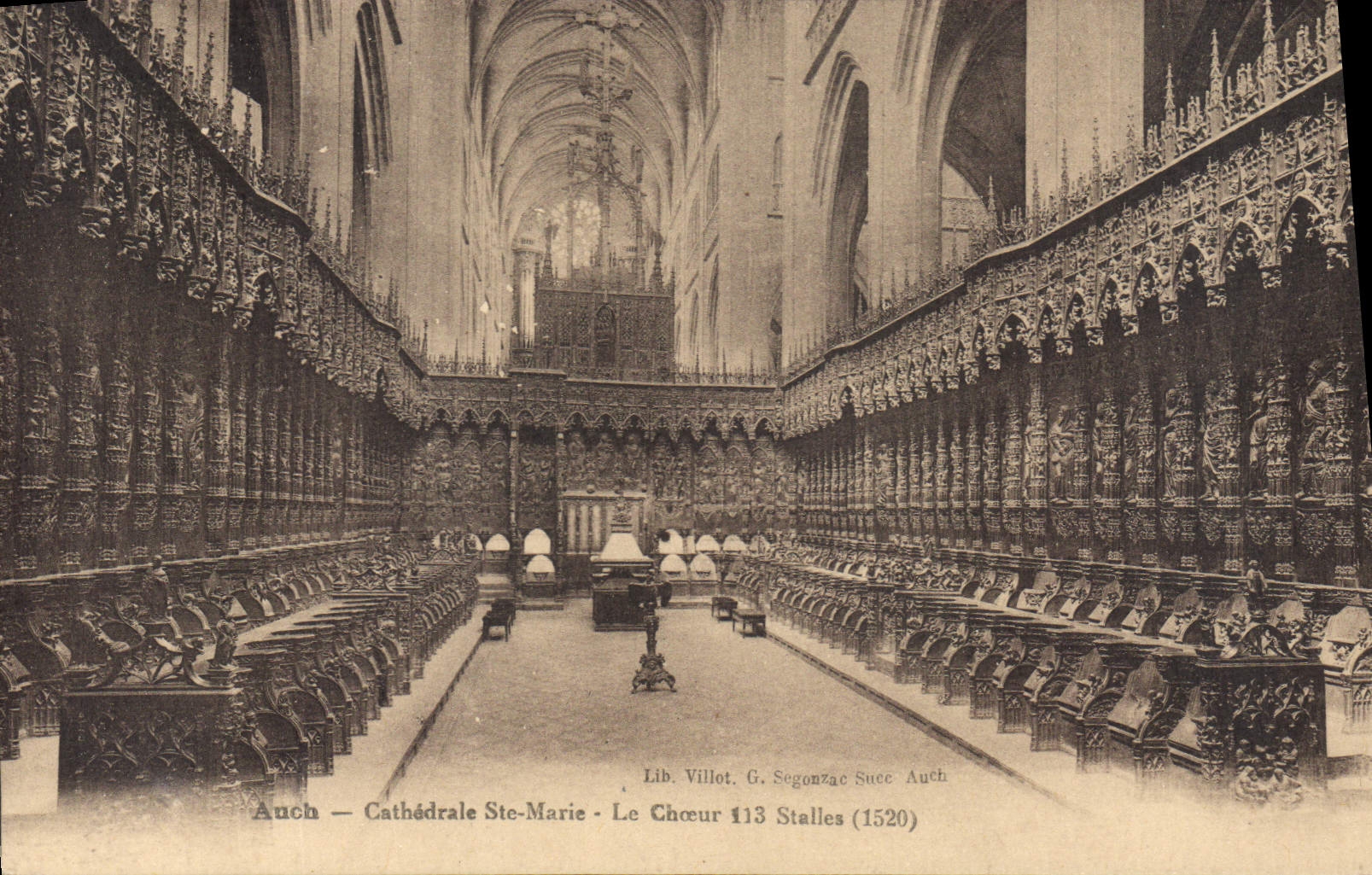 CPA Auch Cathedrale Ste Marie Le Choeur 