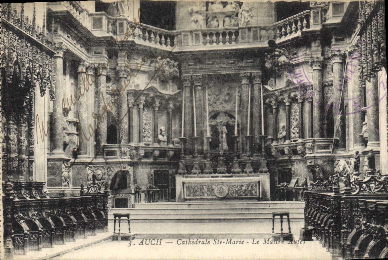 Auch — Cathédrale Ste-Marie — Le Maître Autel
