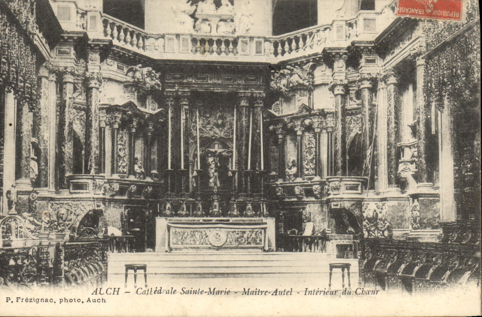 Auch — Cathédrale Sainte-Marie — Maître-autel — Intérieur du chœur