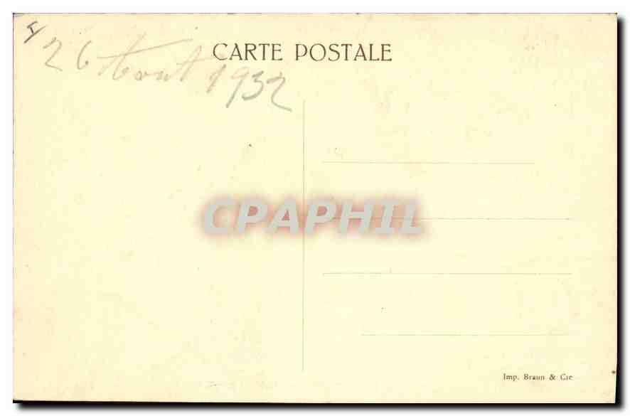 CPA Auch Cathedrale Ste Marie Autel du Choeur  — Rückseite