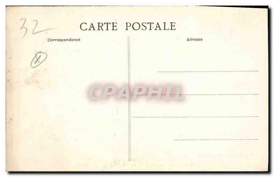 CPA Auch Gers Cathedrale Boiseries et Maitre Autel du Choeur  — Rückseite