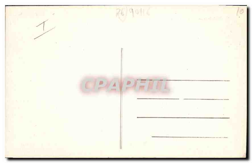 CPA Fecamp La Jetee un jour de tempete  — Rückseite