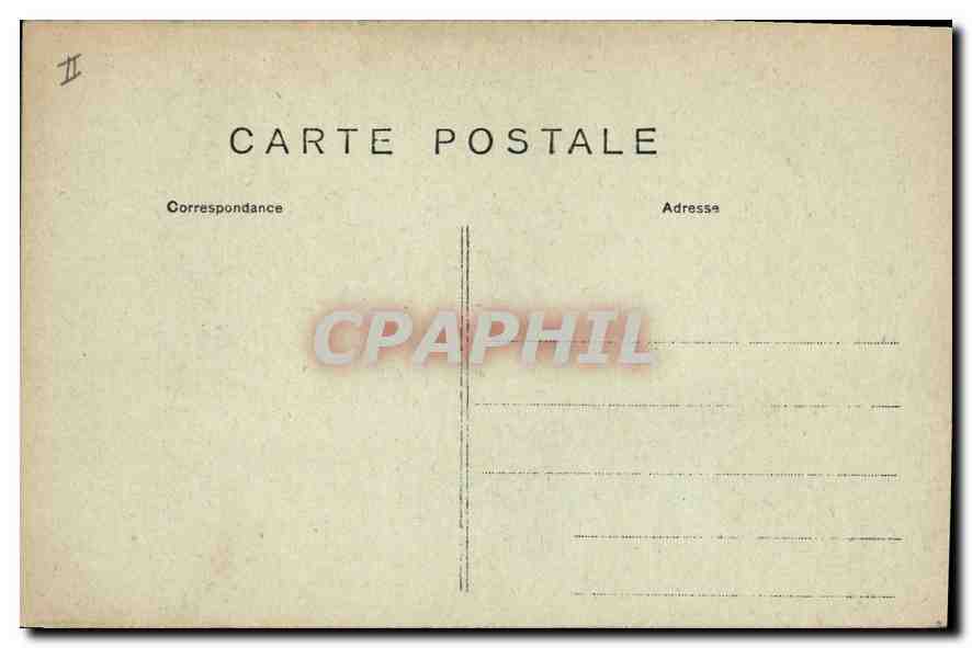 CPA Fecamp La Benedictine Cour d'Honneur  — Rückseite