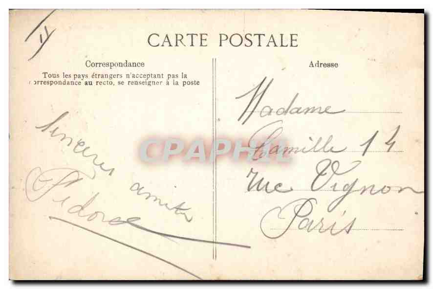 CPA Le Havre La Jetee un jour de Tempete  — Rückseite