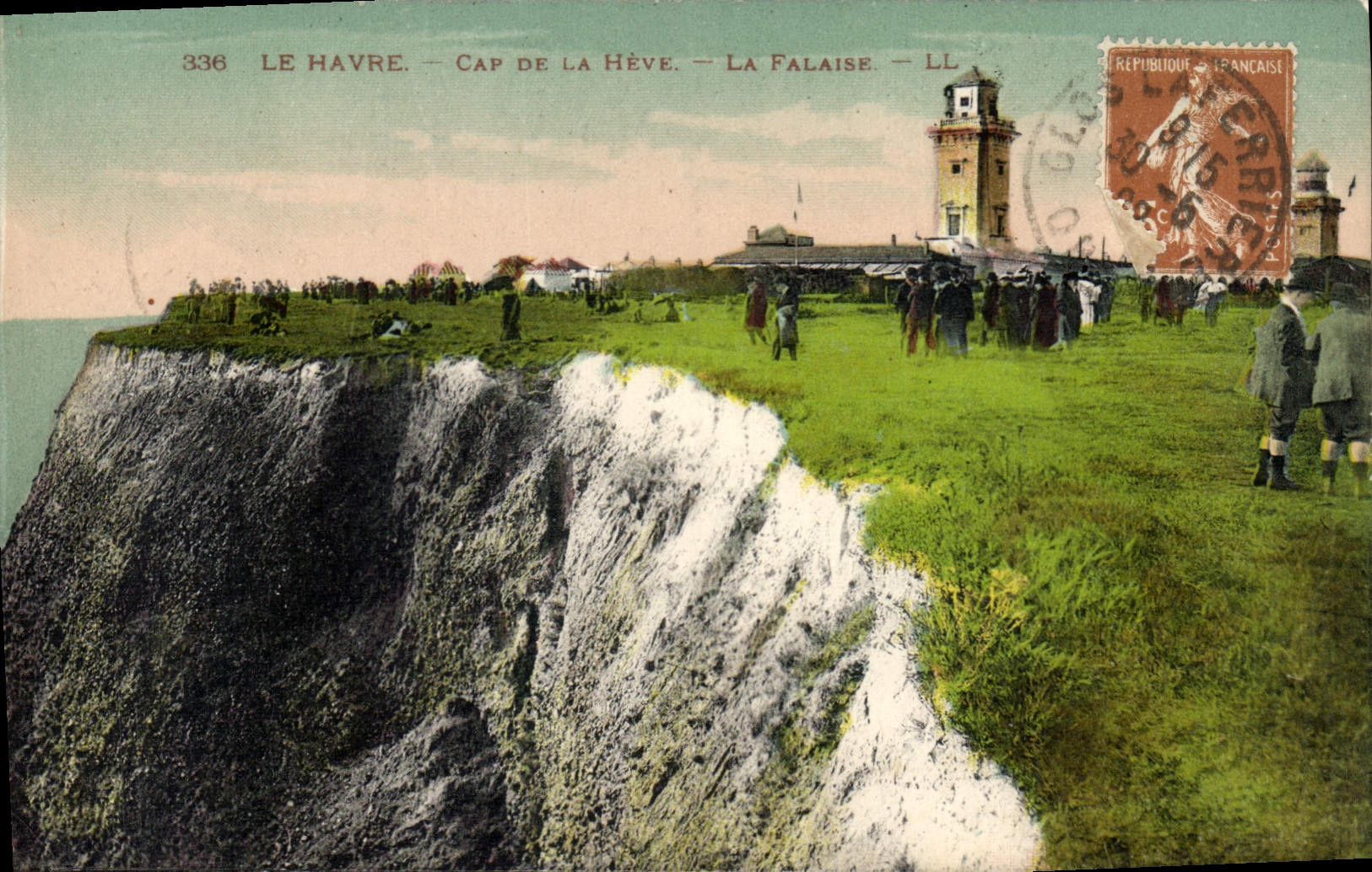 CPA Le Havre Cap de la Heve La Falaise 