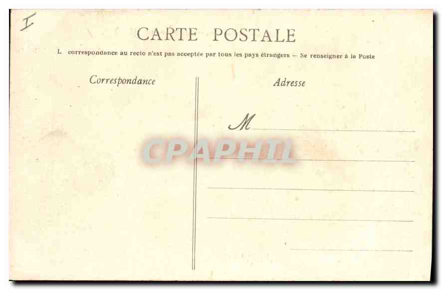 CPA Le Havre La digue nord  un jour de tempete  — Rückseite