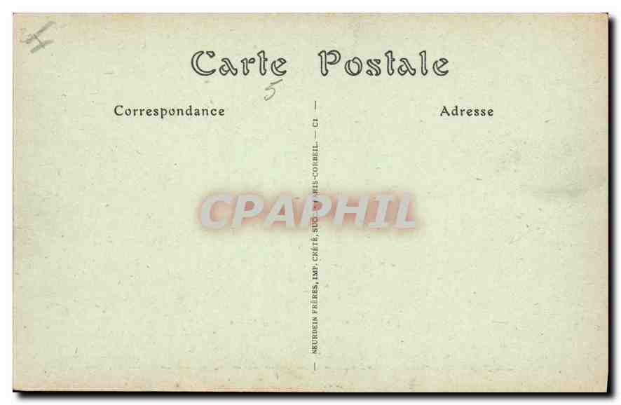 CPA Bayonne Le Chateau Vieux  — Back