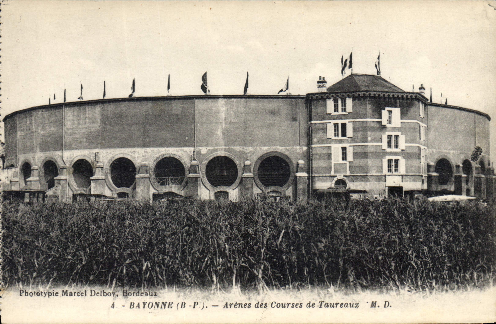 CPA Bayonne Arenes des Courses de Taureaux 