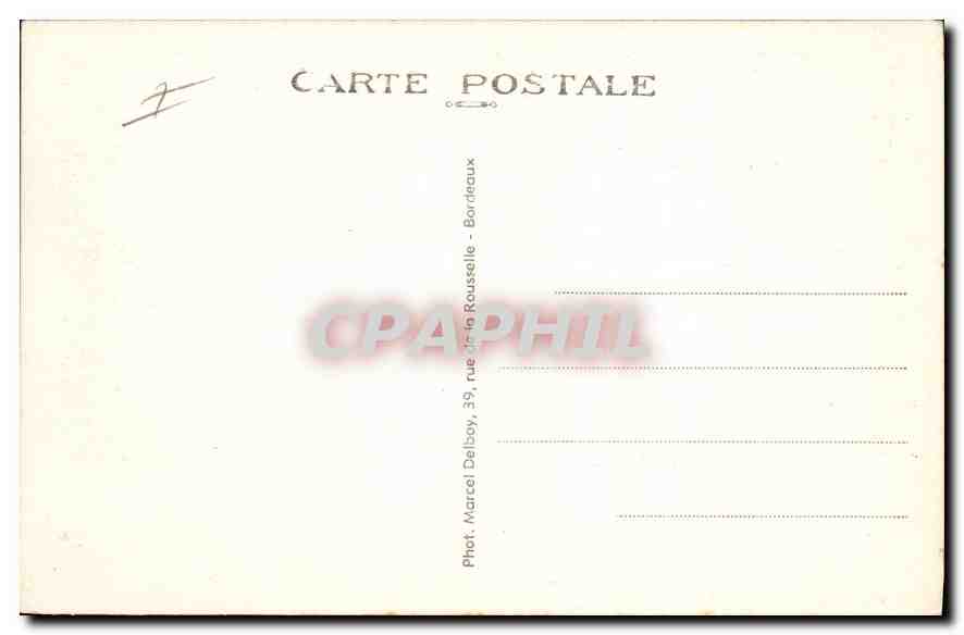 CPA Bayonne Le Chateau Vieux  — Rückseite