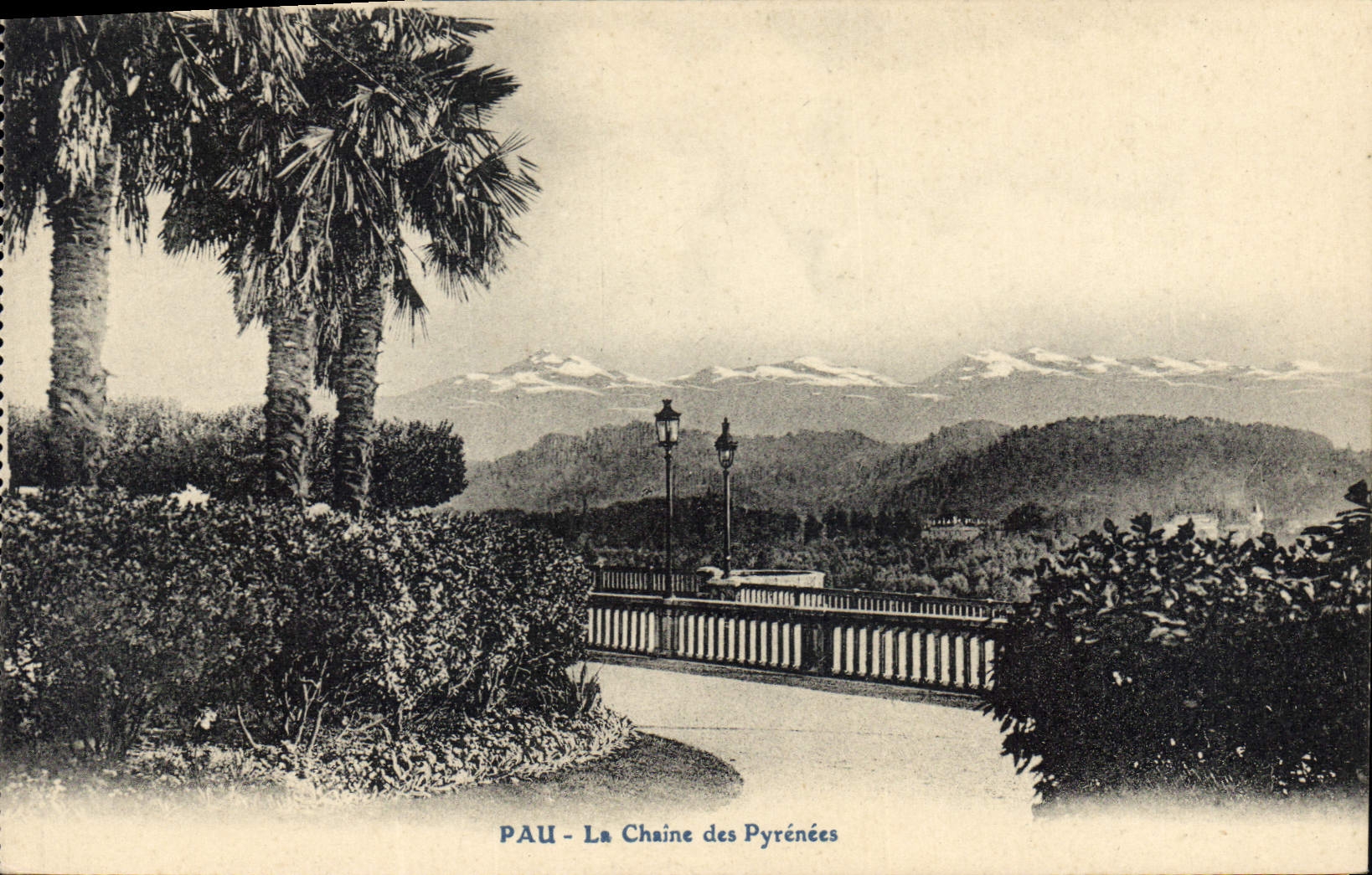 CPA Pau La Chaine des Pyrenees 
