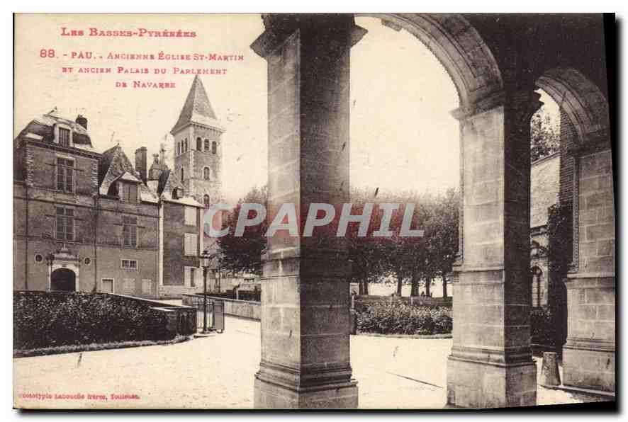 CPA Pau Ancienne Eglise St Martin 