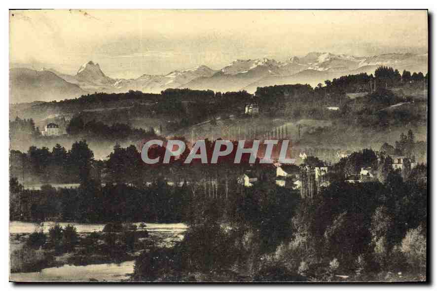 CPA Pau La Chaine des Pyrenees 