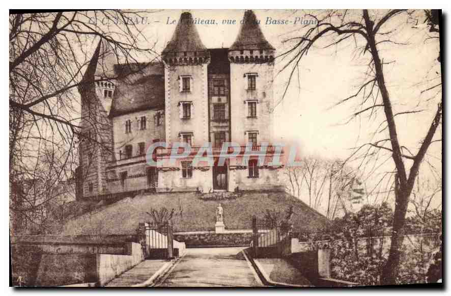 Clichy-sur-Loire — Le Château, vue de la Basse-Plaine — Carrache, éditeur Pau