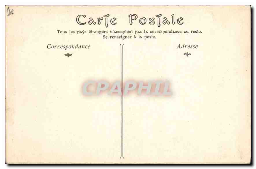 Pau — Le Château, la Fête du Village — Tapisserie d'après David Téniers — Rückseite