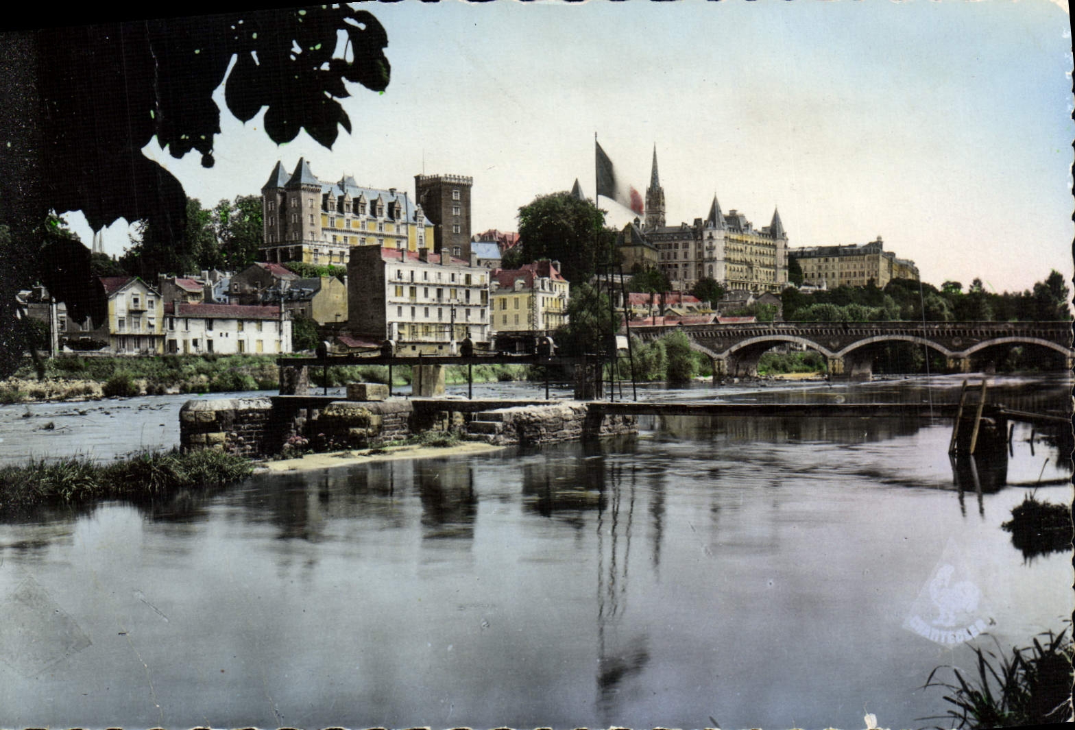 Pau (B.P.P.) — Vue panoramique prise de la Piscine Péguiham — Édition Chantecler