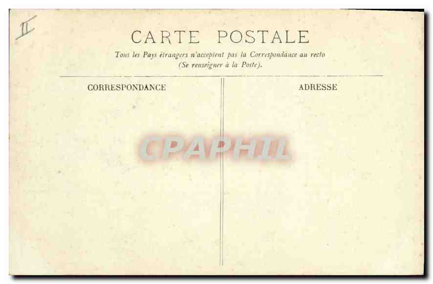 CPA Pau La Chaine des Pyrenees  — Rückseite