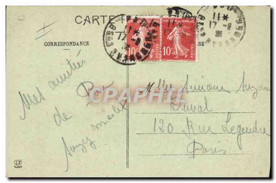 CPA Les Basses Pyrenees Pau Le Chateau Henri IV  — Rückseite
