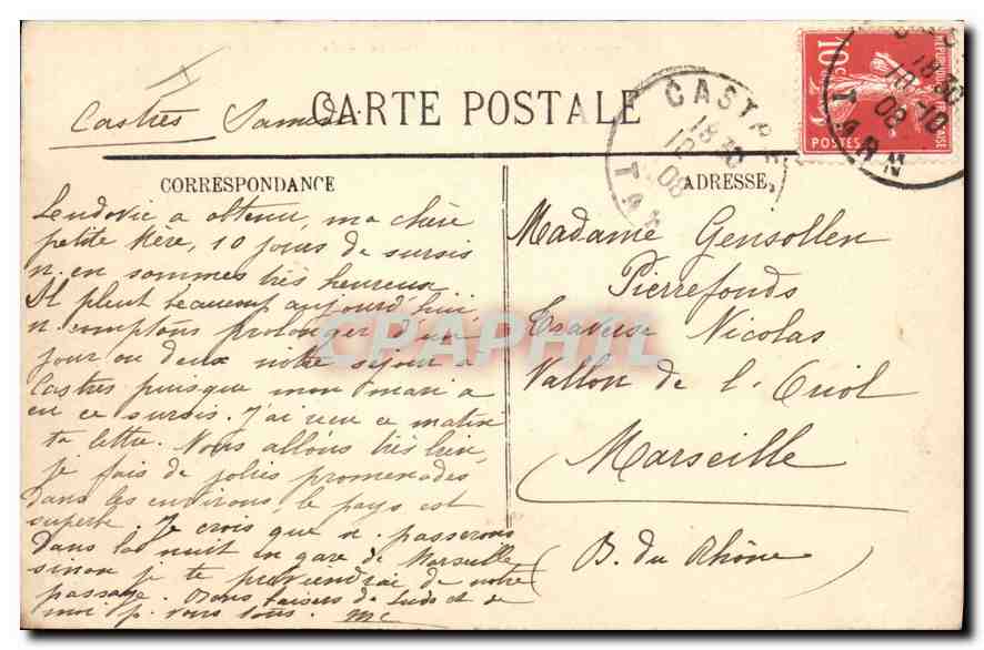 CPA Pau Basses Pyrenees Le Chateau d'Henri IV  — Rückseite