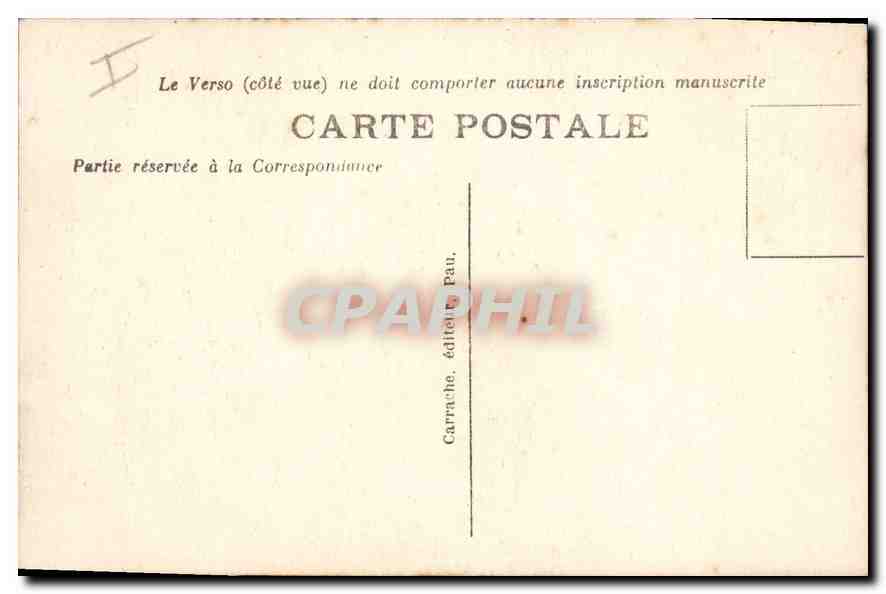 Pau — Le Château National — C.G. - 113 — Rückseite