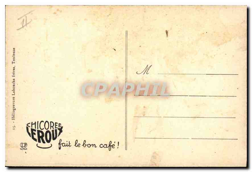CPA Pau Avenue Leon Say et Boulevard des Pyrenees Tramway — Verso