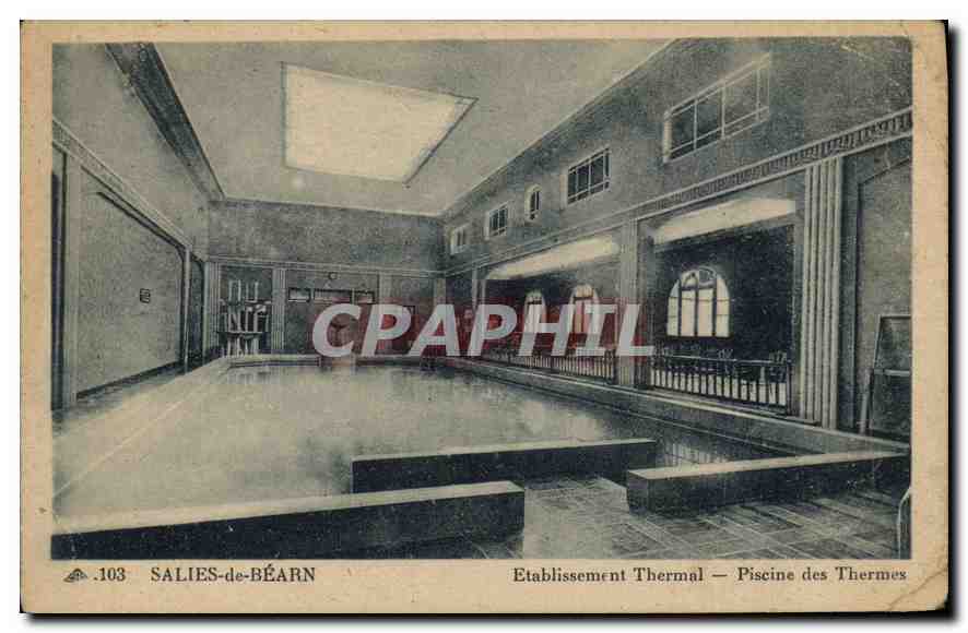 SALIES-de-BÉARN — Etablissement Thermal — Piscine des Thermes — n°103