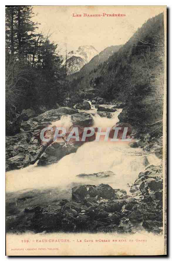 CPA Eaux Chaudes Le Gave d'Ossau en aval de Gabas