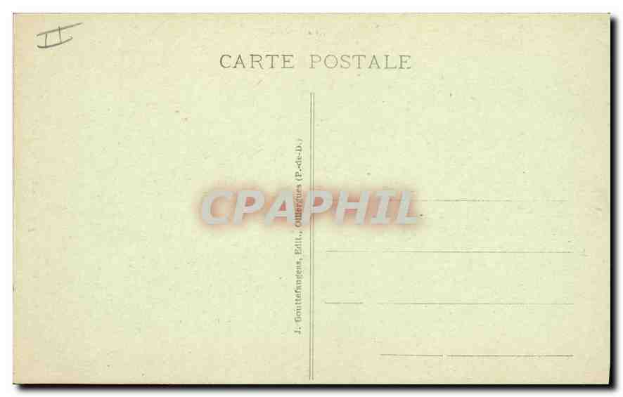 Maison des Sept Pêchés Capitaux — Thiers, Auvergne — J. Gottliebengers, Édit. (P.-d.-D.) — Verso