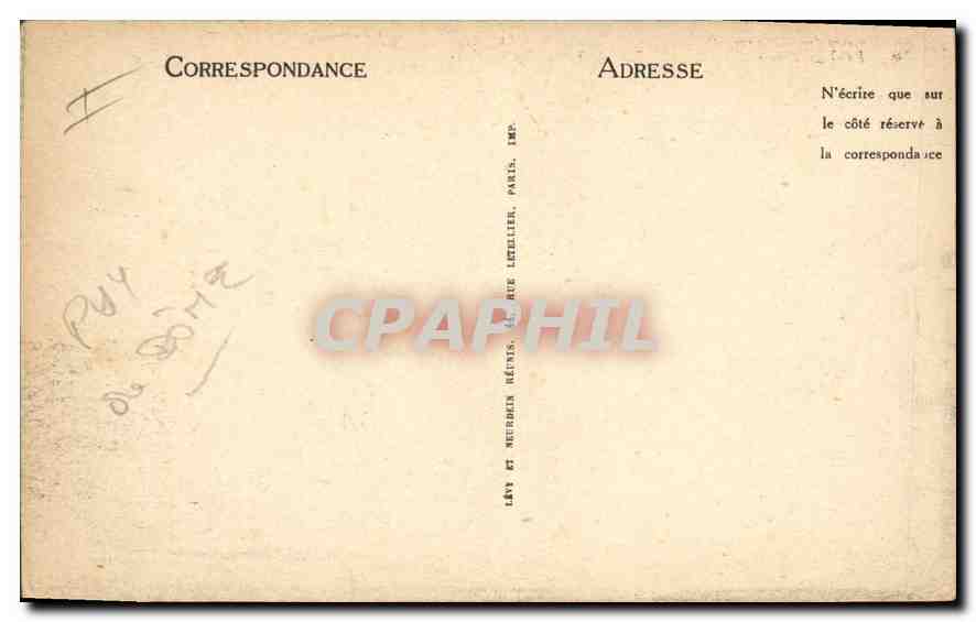 CPA Royat L'Eglise fortifuu au XI siecle  — Rückseite