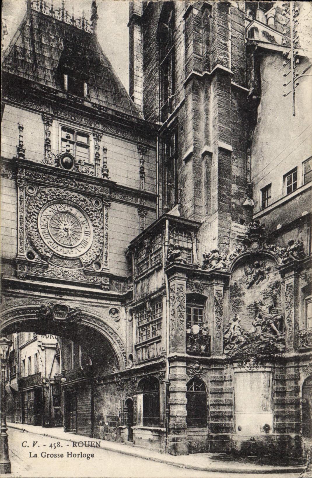 CPA Rouen La Gross Horlogee 