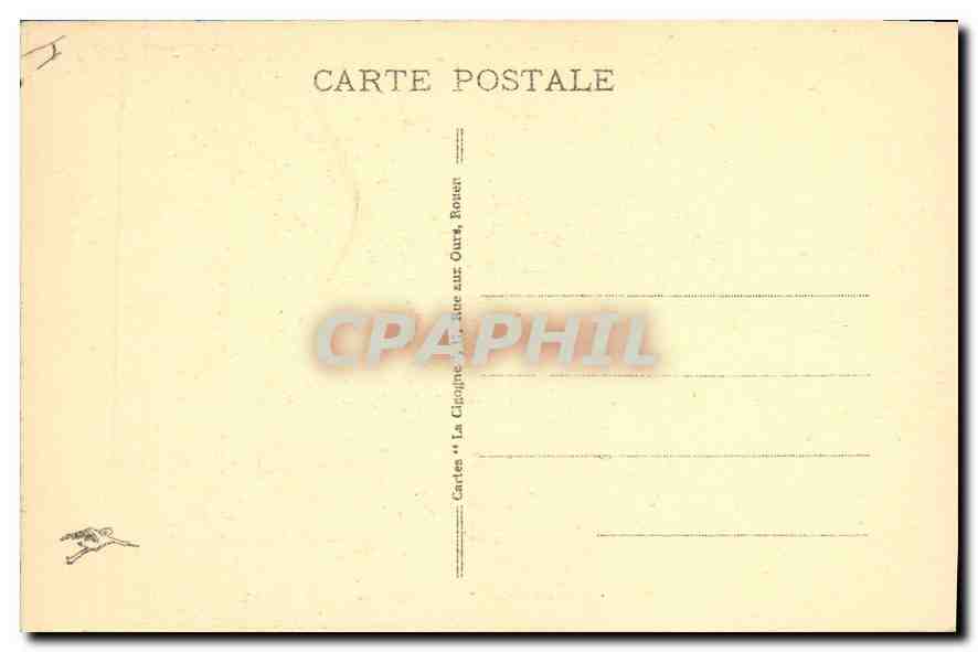 CPA Rouen Vue generale prise Cote Sainte Catherine  — Rückseite