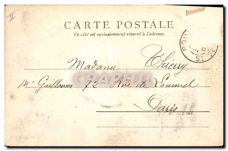 CPA Vue generale Rouen  — Rückseite