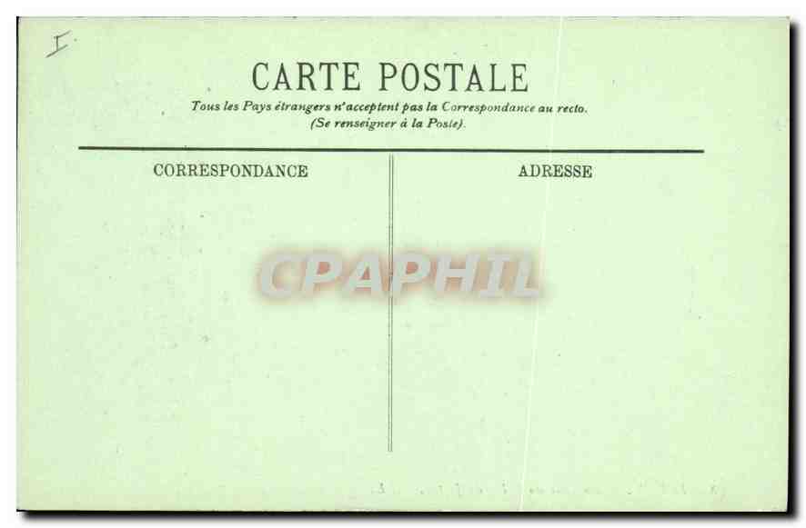 CPA Rouen La Cour du Palais de Justice  — Verso