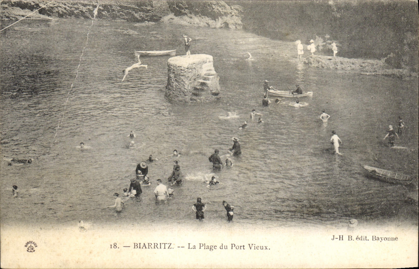 CPA Biarritz La Plage du Port Vieux 