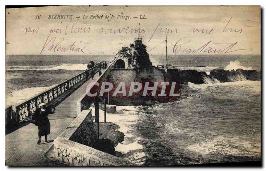 CPA Biarritz La Rochet de la Vierge 