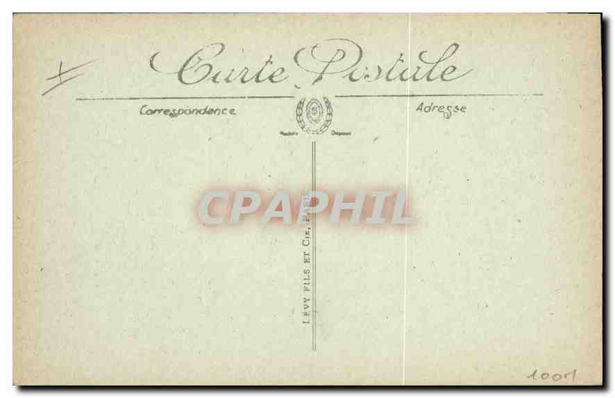CPA Biarritz La Cote des Basques  — Verso