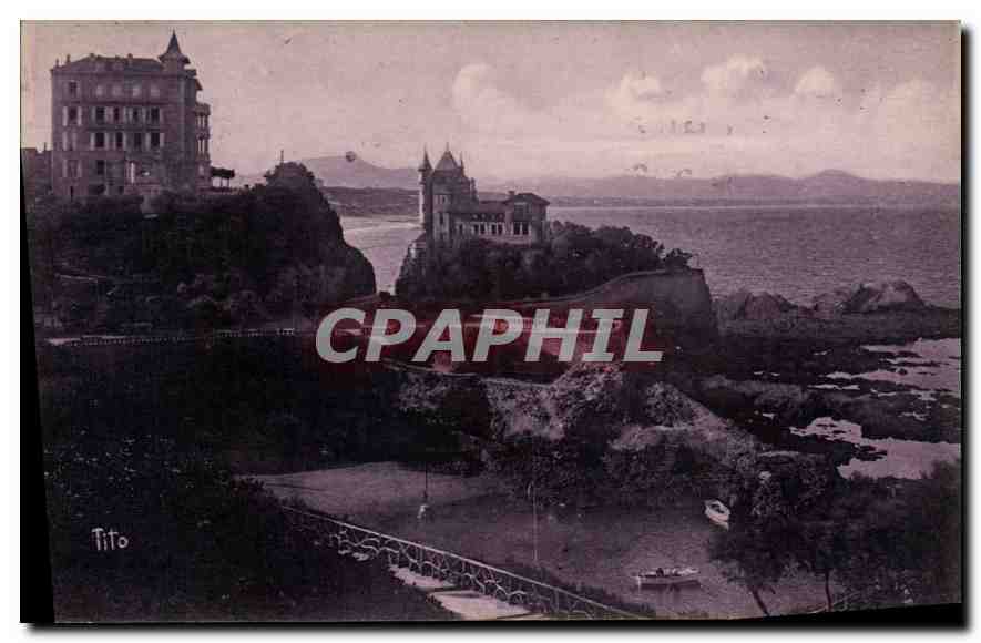 CPA Biarritz Cote Basque Le Chateau Basque 