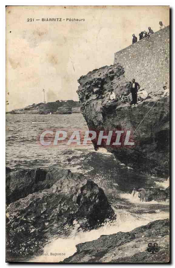 CPA Biarritz Pecheurs Peche 