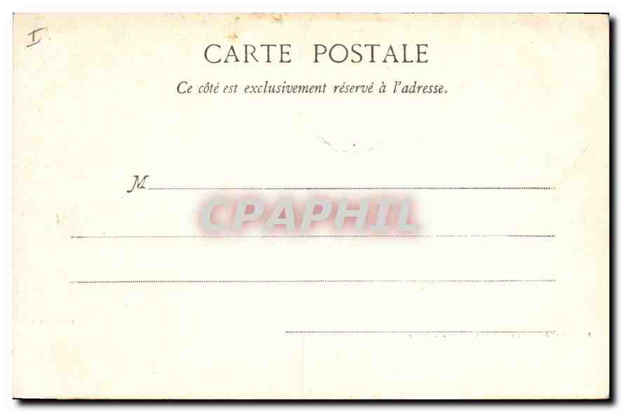 CPA Biarritz Effet de Vague en Mer  — Verso