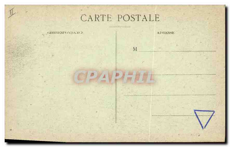 CPA Biarritz Pottoresque Vague au Rocher de la Vierge  — Rückseite