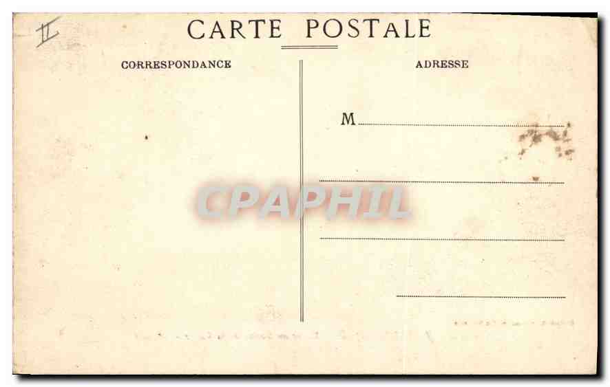 Biarritz pittoresque — Vague au Rocher de la Vierge — Édition A. Simons, N° 100 — Reverso
