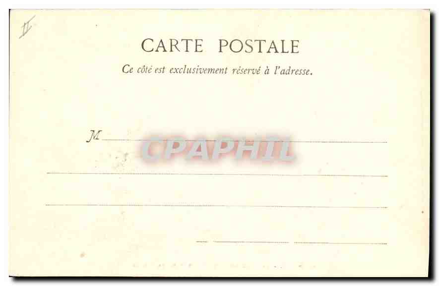 CPA Biarritz La Loge Pres du Rocher de la Vierge  — Verso