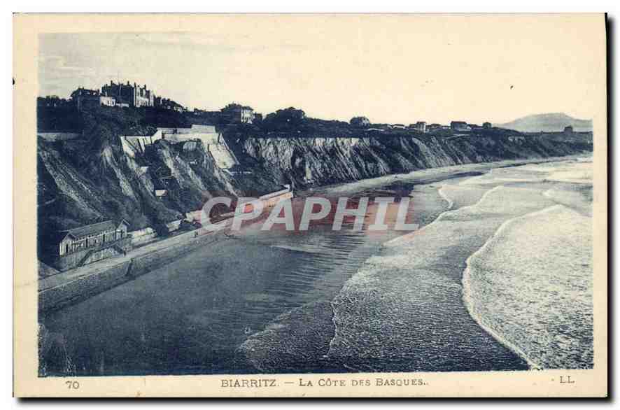 CPA Biarritz La Cote des Basques 