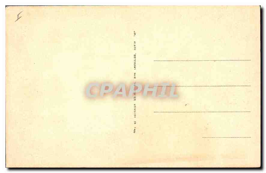 CPA Biarritz Coucher de soleil  — Rückseite